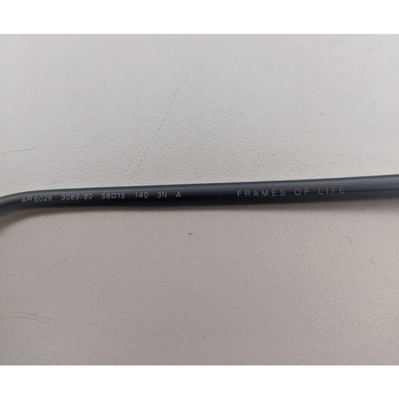 🕶️Frame Only! Italy! Giorgio Armani AR6026 Sunglasses 58/15 140 /KAZ825🕶️ - Picture 5 of 10